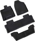 Black TPE Front Rear Floor Mats Liners Y991