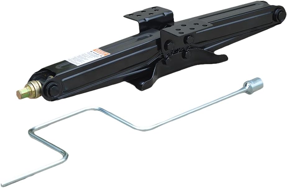 24" Scissor Jack with Crank Handle, 5000lbs Capacity, Pack of 2 T72700