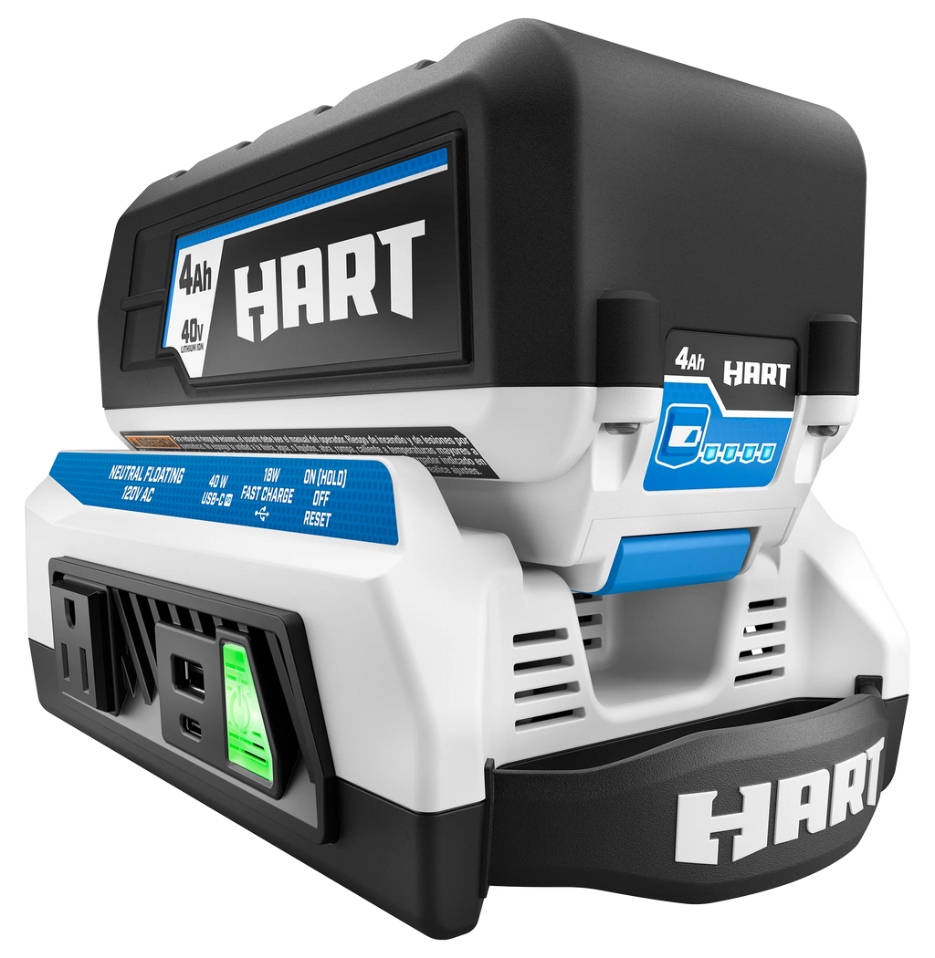 300 Watt Battery Powered Power Source with LED Light and Carry Handle C2187