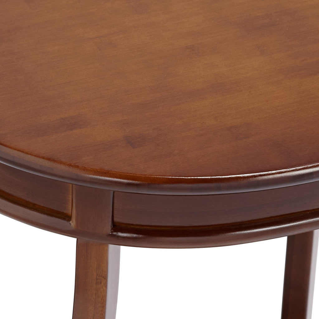 Dark Walnut Small Bamboo Accent Table Z35874