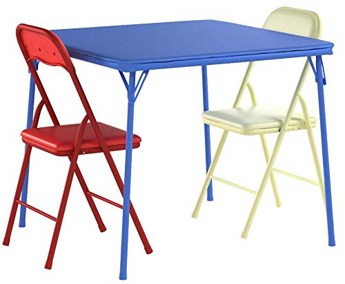 5-Piece Folding Square Table and Chairs Set D41383