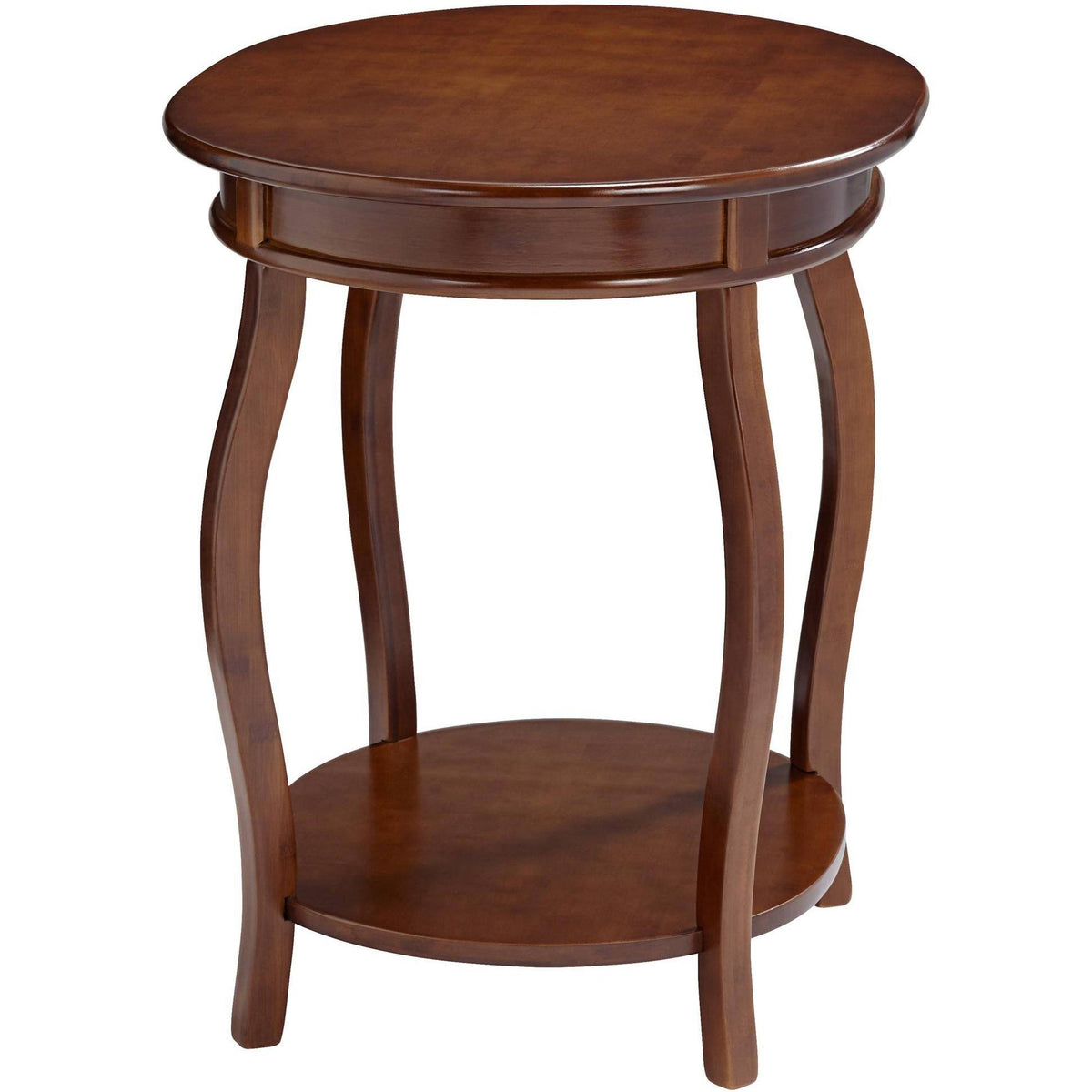 Dark Walnut Small Bamboo Accent Table Z35874