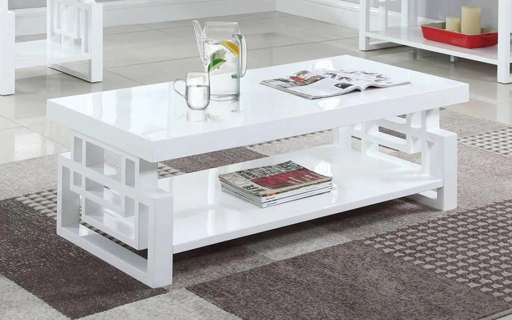 High Glossy White Coffee Table V4405