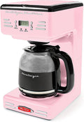 Red 12-Cup Programmable Retro Coffee Maker R29572