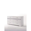 White 8 Drawer Dresser V9632