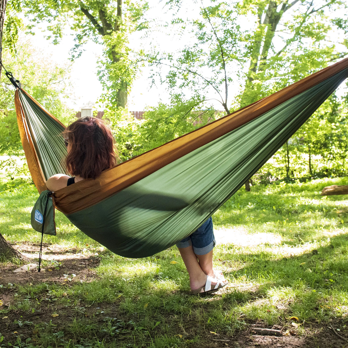 Nylon Portable Camping Hammock Q405