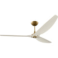 84 Ceiling Fan With Cream Blades And Gold Finish S95487