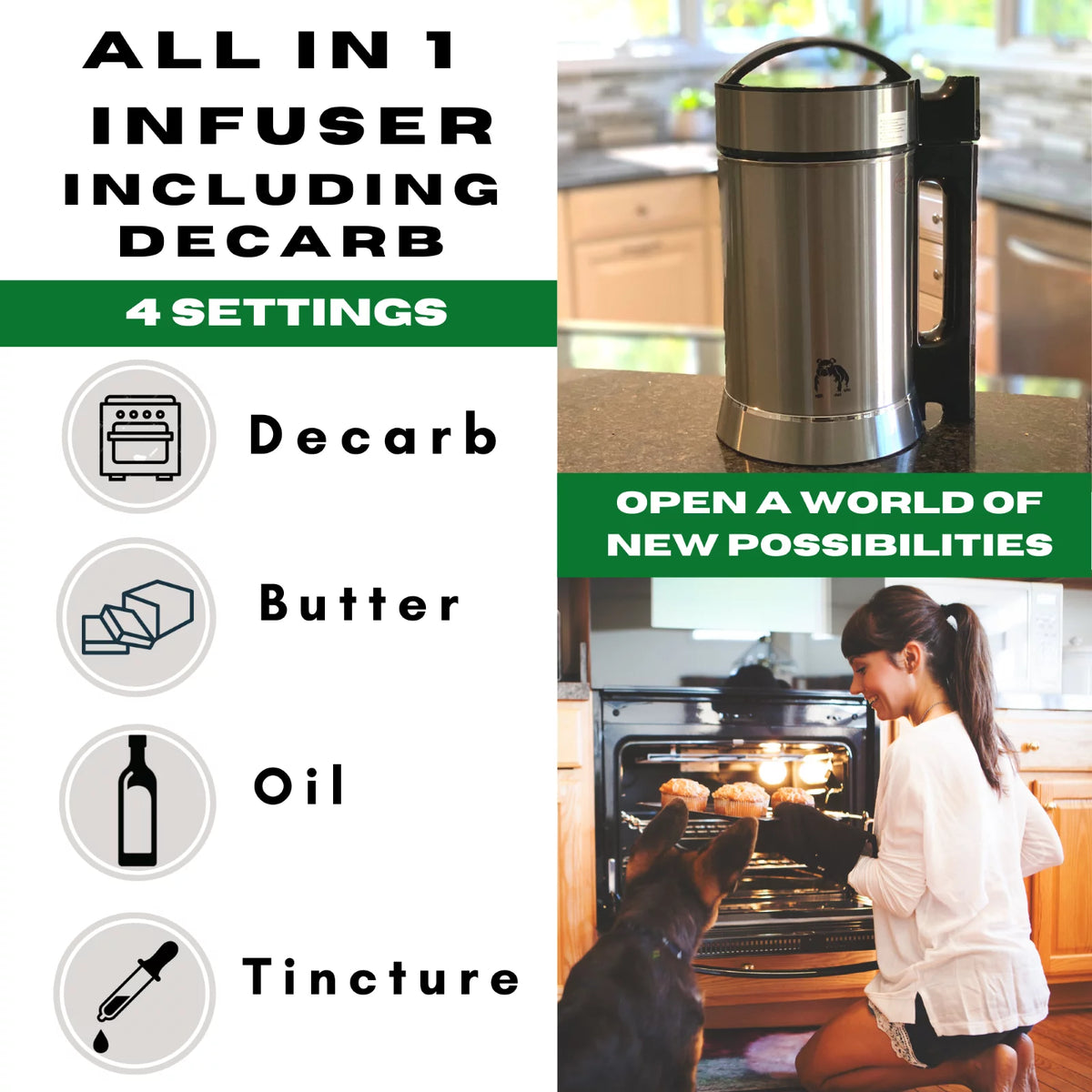 Infusion & Decarb Machine for Butters, Oils, Tinctures J43773