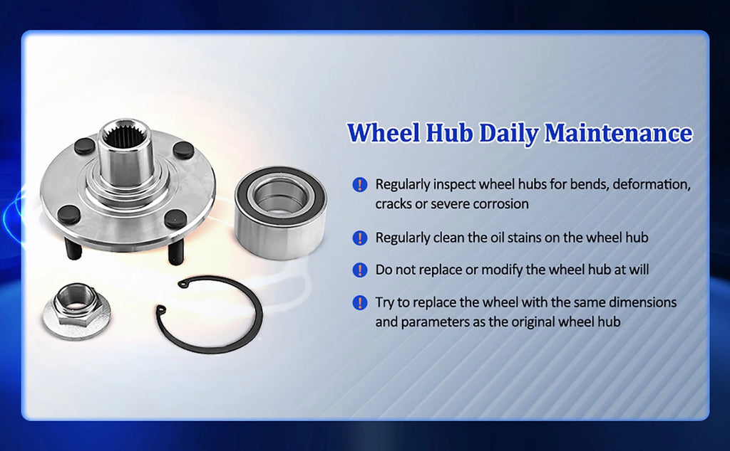 Pair Rear Wheel Hub & Bearing Assembly G512