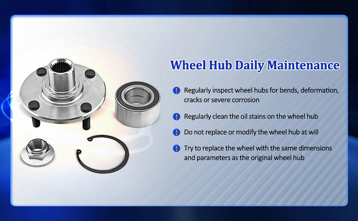 Pair Rear Wheel Hub & Bearing Assembly G512