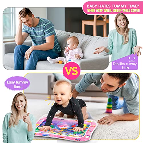 Inflatable Tummy Time Water Play Mat T455