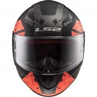 Matt Black Orange Deadbolt Helmet U2528