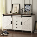 White 4 Drawer Wood Dresser C625