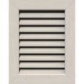 12 inch Vertical Gable Vent, Primed Smooth Western Red Cedar R538