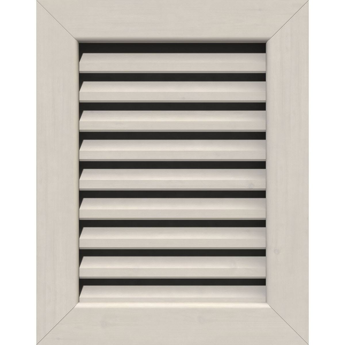 12 inch Vertical Gable Vent, Primed Smooth Western Red Cedar R538