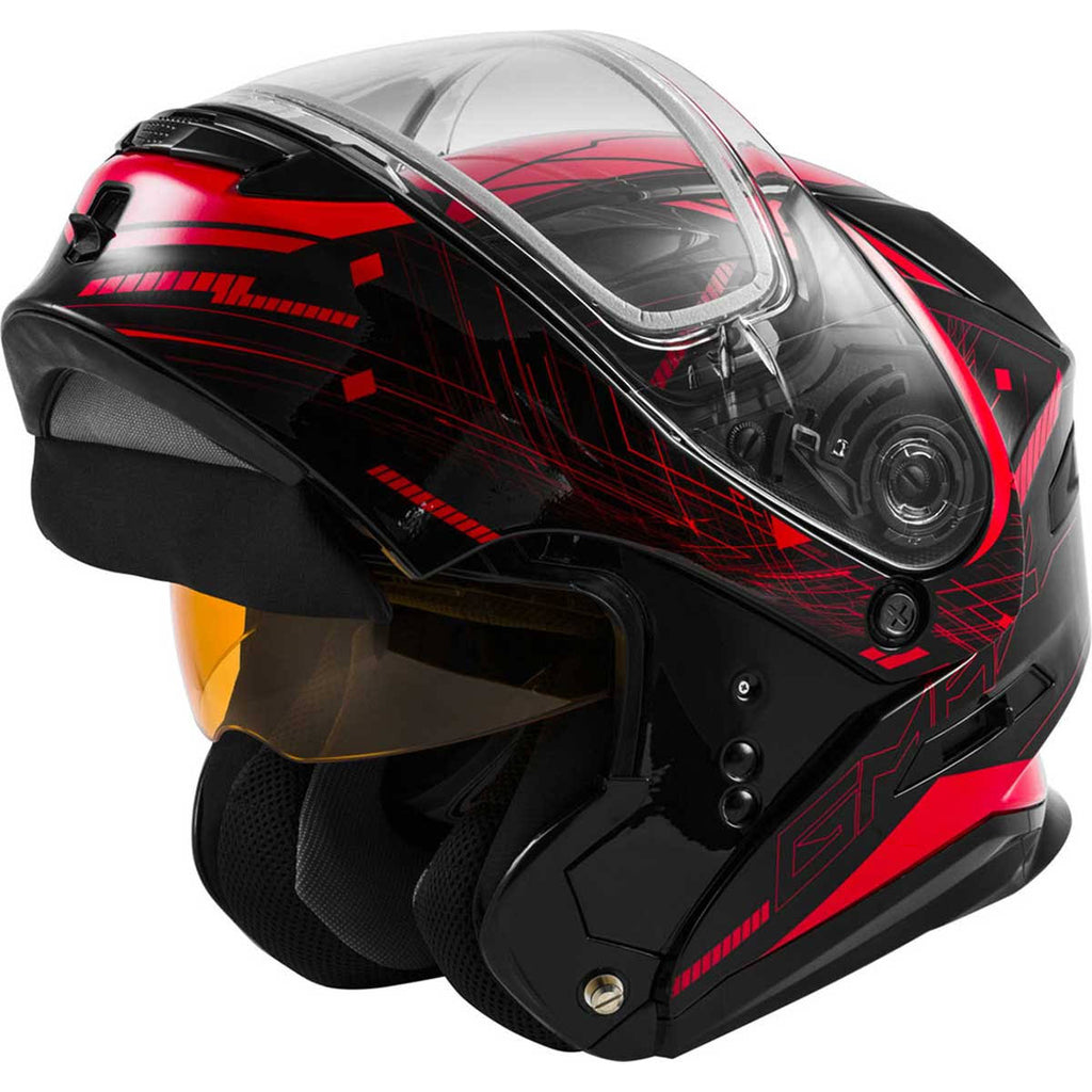 Wired Modular Helmet - Black/White - Large V33556