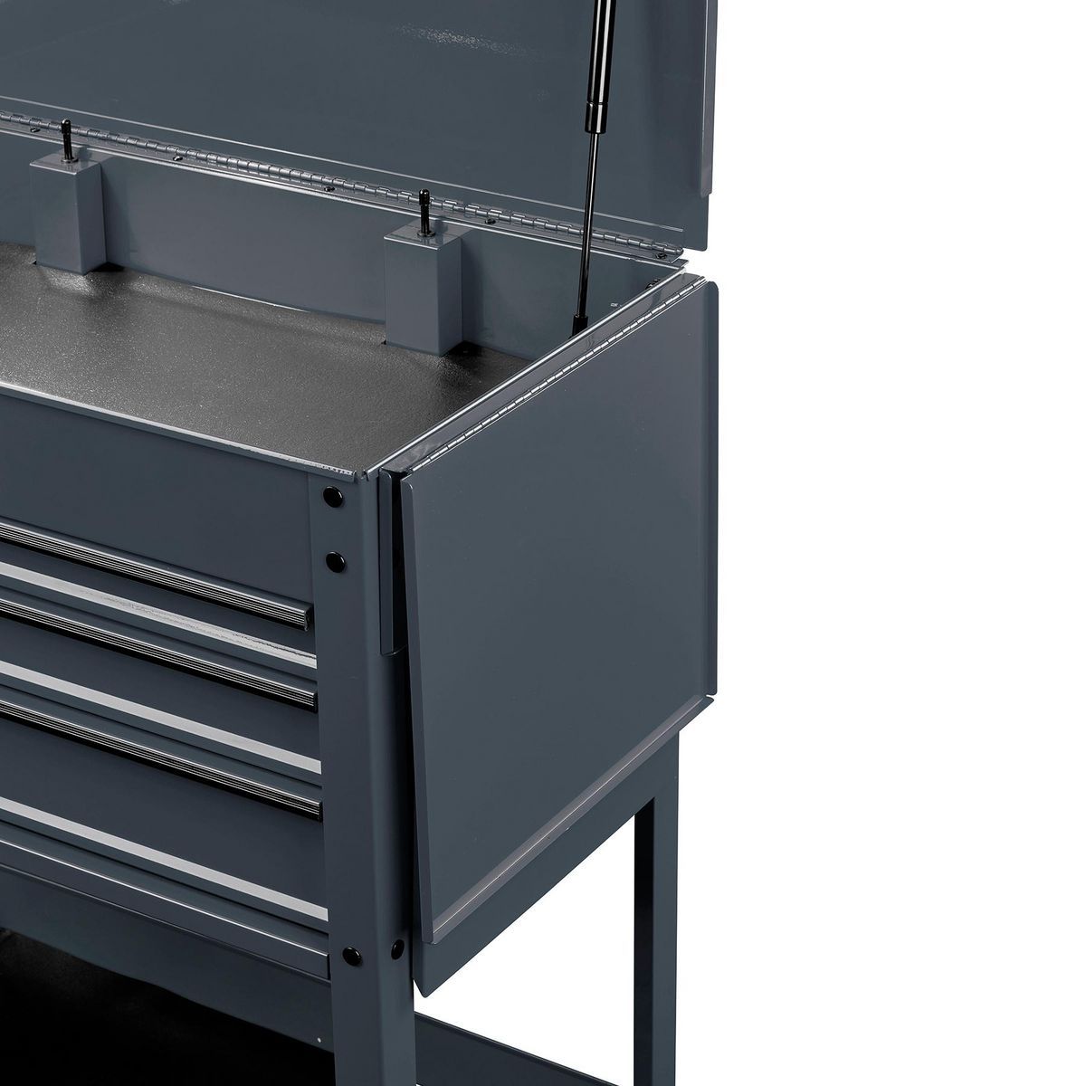 Slate Gray Folding Side Tray T1627