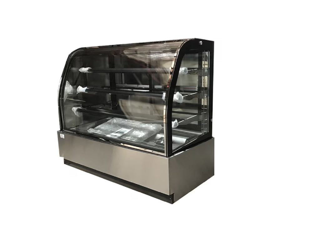 Commercial Refrigerated Bakery Display Cooler Case with Curve Glass M7878
