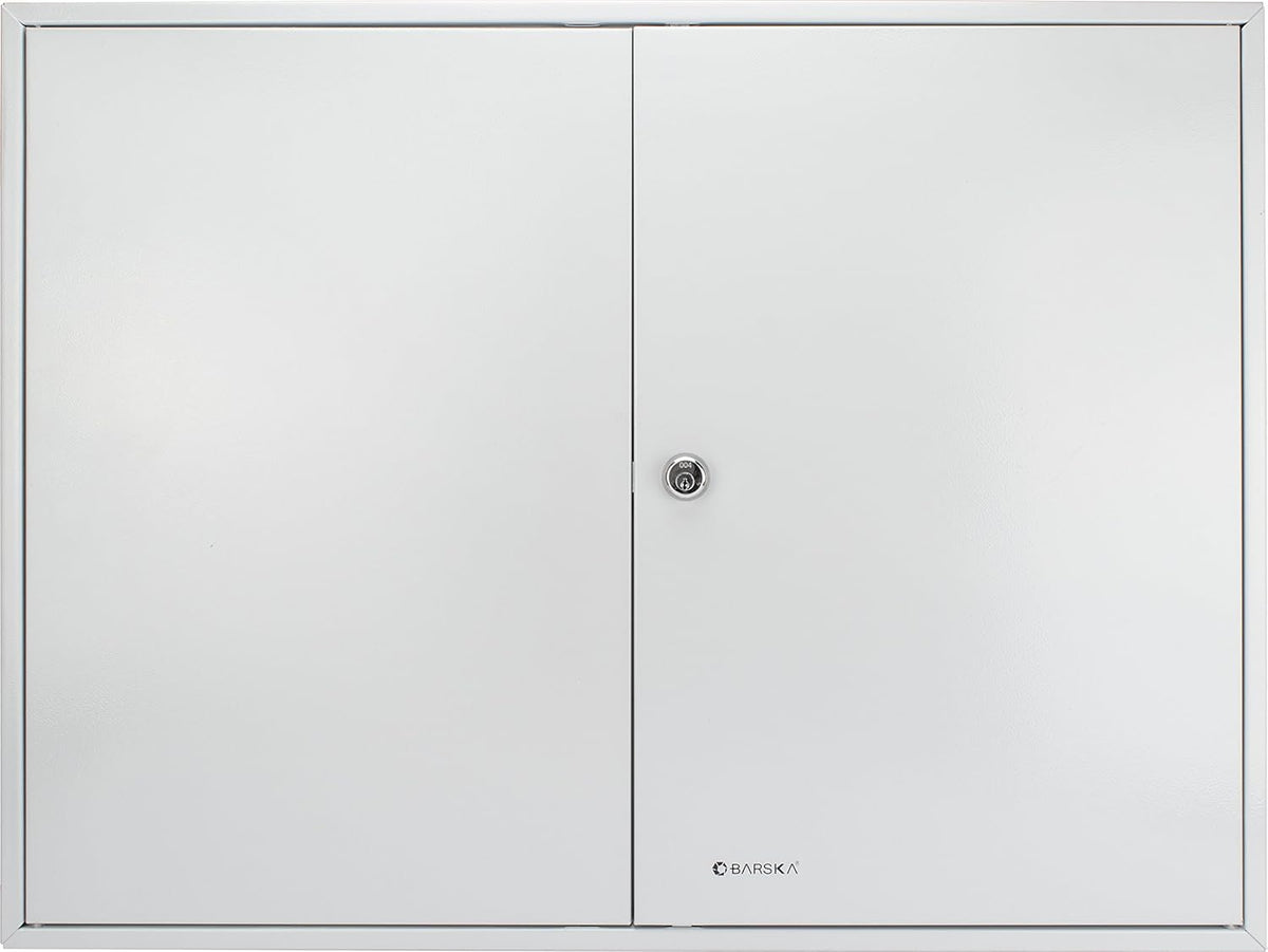 Key Lock 320 Position Key Cabinet Lock Box Grey with White Key Tags V196