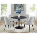 Black Marble 5-Piece Dining Set B83779