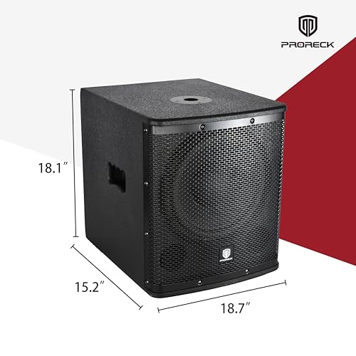 12 inch 1000W Powered PA Subwoofer with Class-D Amplifier N362