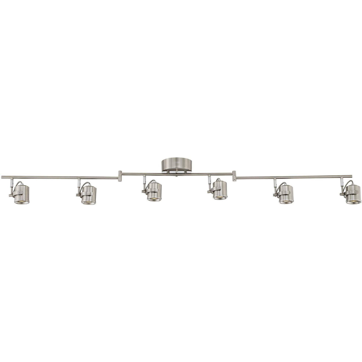 6-Light Satin Nickel LED Track Light U78235