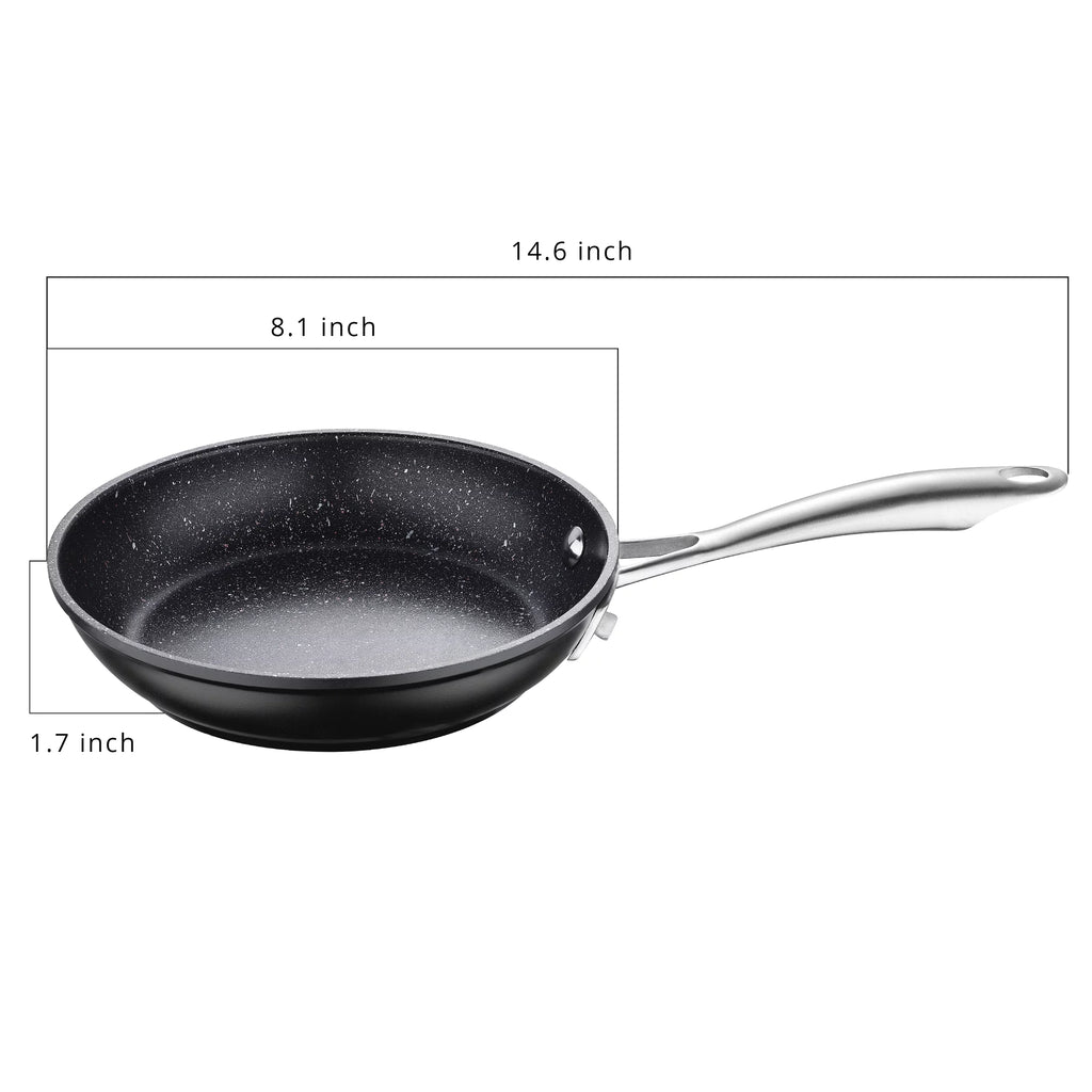 8" Black Non-Stick Fry Pan I908
