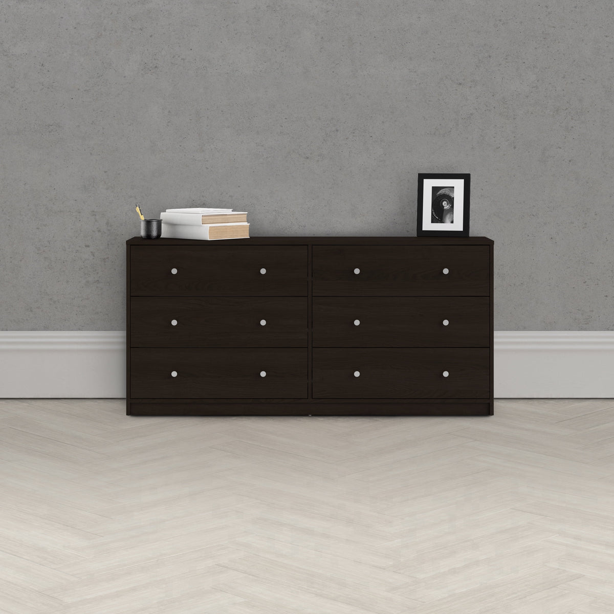 6 Drawer Double Dresser Y124