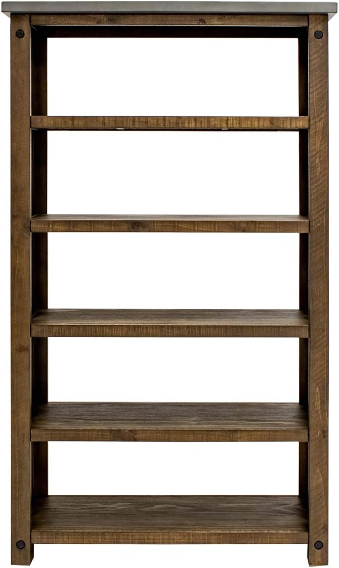 Brown Open Shelf Bookcase O8633