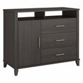 Tall TV Stand with Storage in Storm Gray W804