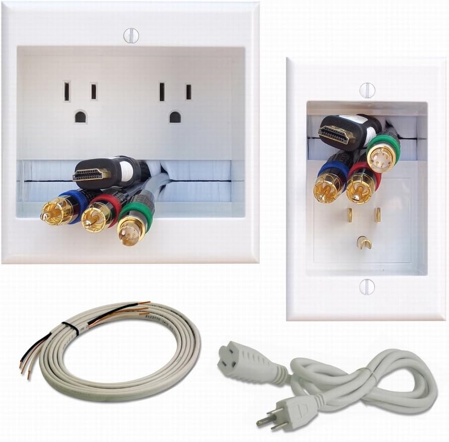 Recessed In-Wall Cable Management System G76833