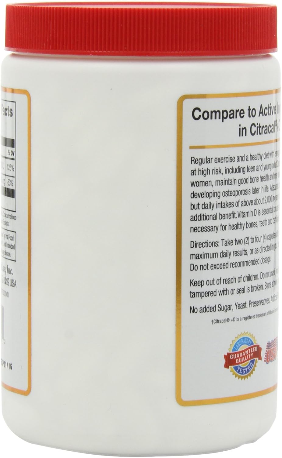 Calcium Citrate + Vitamin D Caps Q246