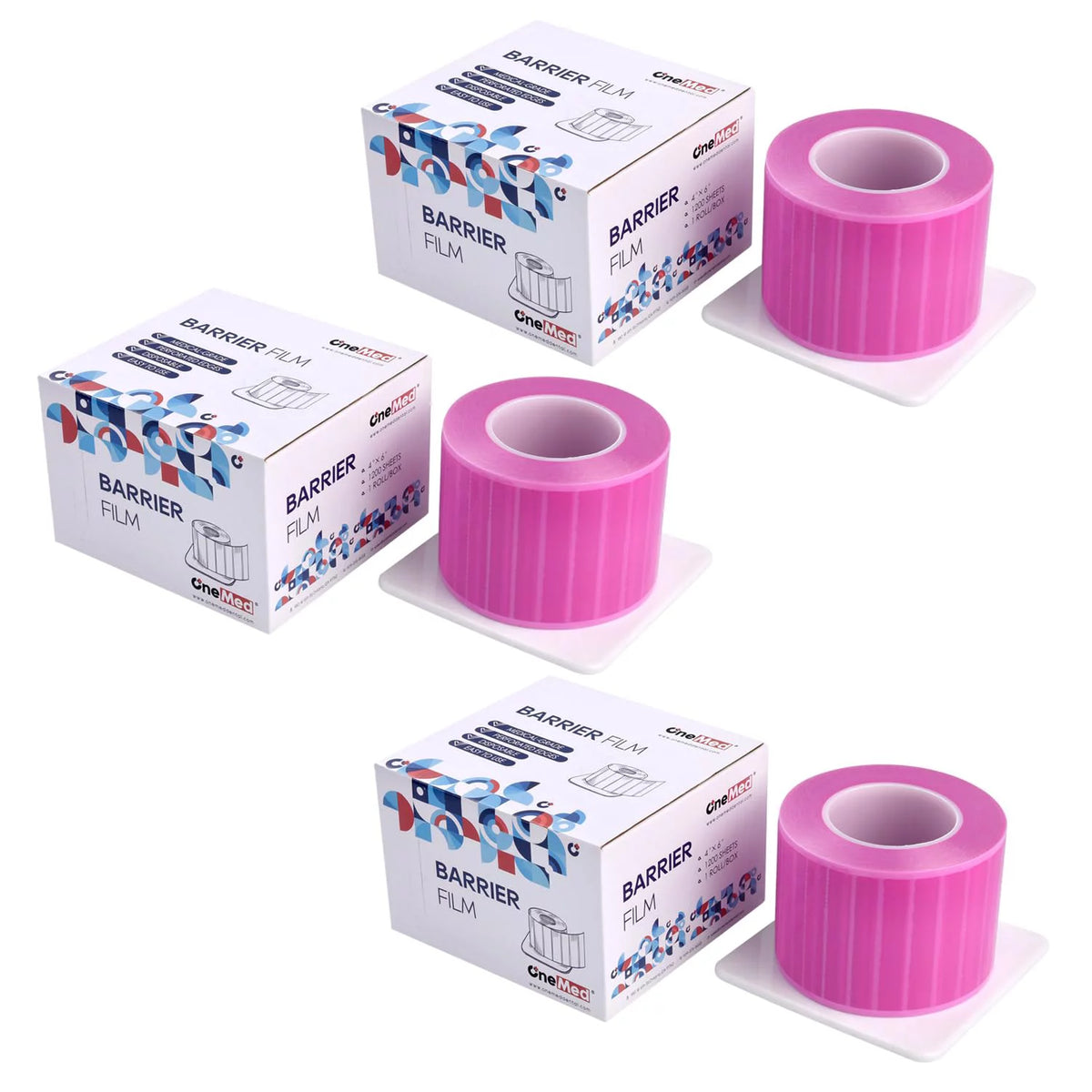 4" x 6" Disposable Dental Barrier Film 3 Rolls T341052