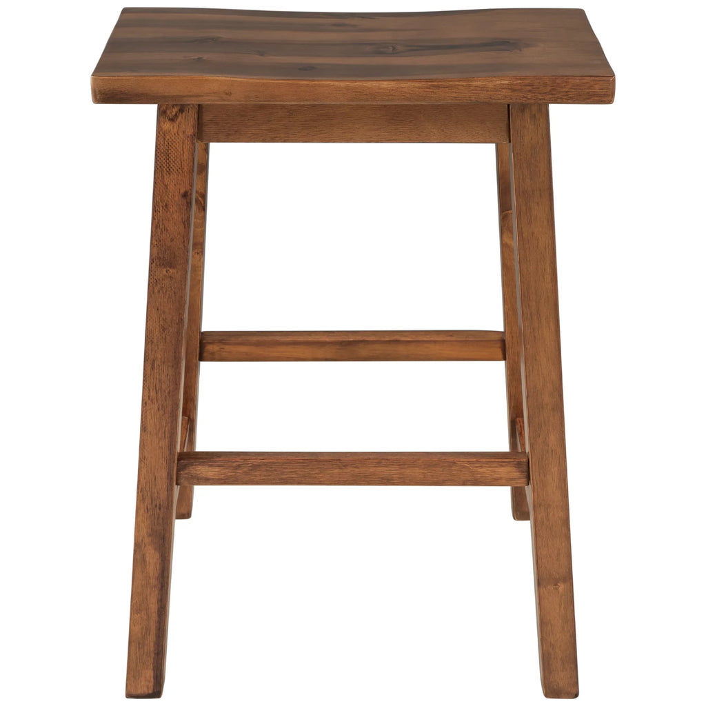 Set of 2 Solid Wood Counter-Height Stools Z287502