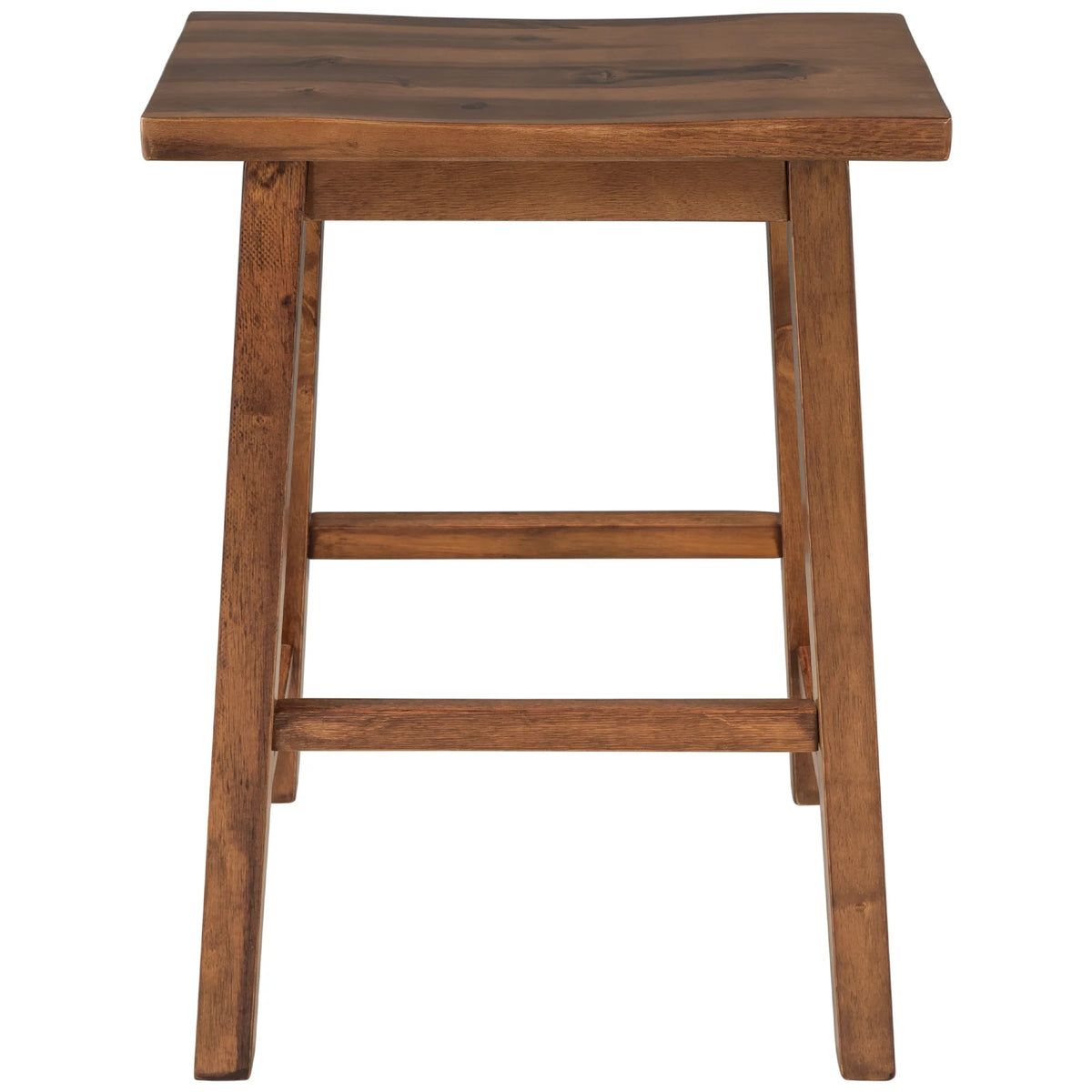 Set of 2 Solid Wood Counter-Height Stools Z287502