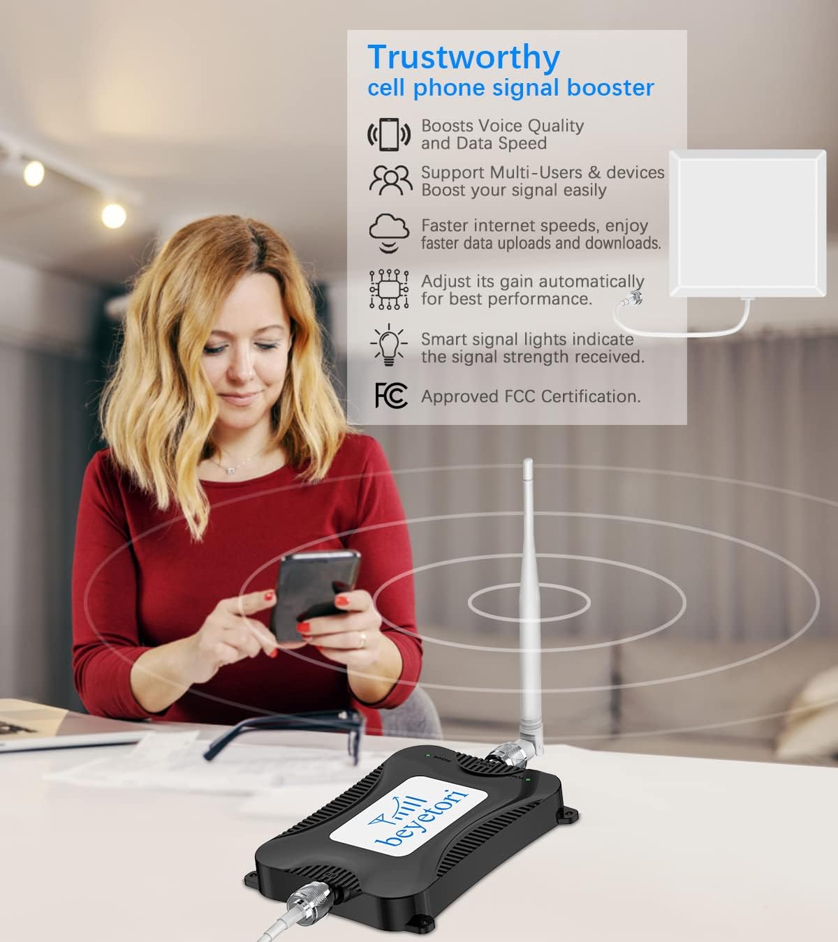Cell Phone Signal Booster 4G LTE 5G Band 12/17 A28356