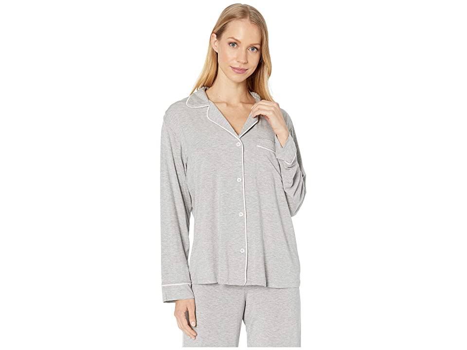 Heather Grey/Sorbet Pink Long PJ Set J75933