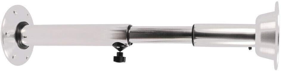 Adjustable Table Pedestal Stand 22-28 Inch Aluminum Finish Removable Q765