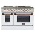 White Dual Fuel Gas Range M25559