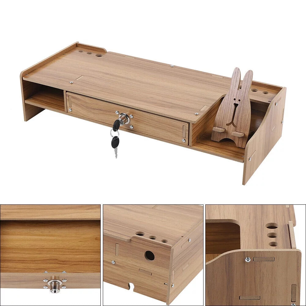 Monitor Riser Stand Desk Organizer B376027