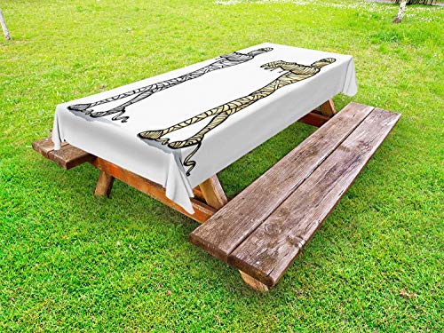 Cartoon Zombie Outdoor Tablecloth 58" X 84" W38777