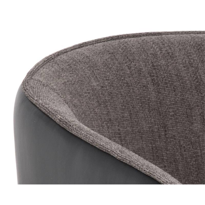 Sparrow Grey / Napa Black Dining Armchair H5289