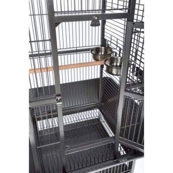 Small Pewter Bird Cage Y53937