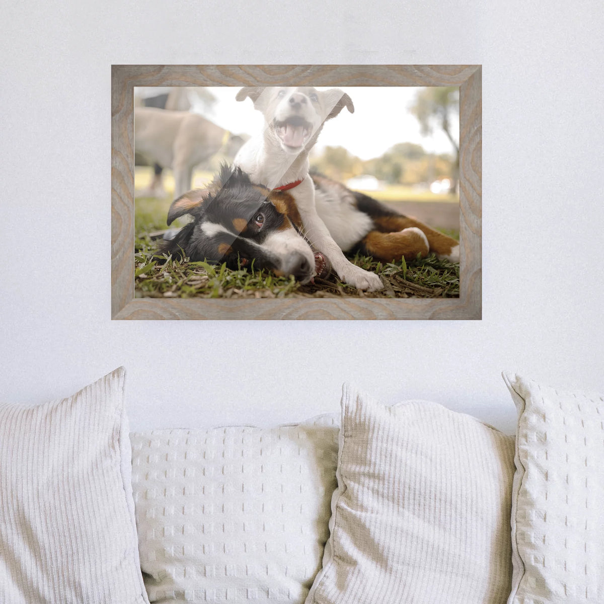 14x40 Knotty Brown Real Wood Picture Frame G57482