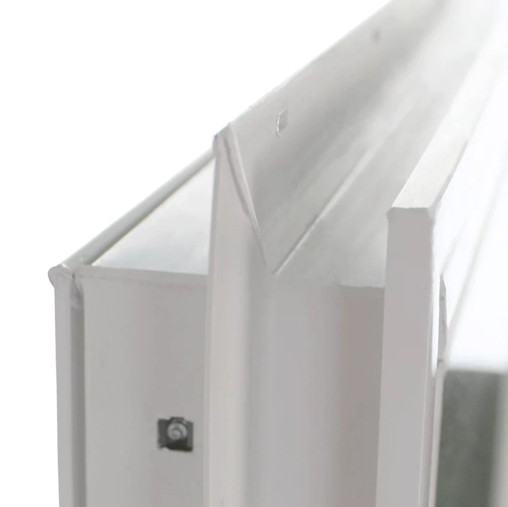 24" x 10" Vinyl Non-Opening Double Pane Transom Window with Low-E Glass Y7653