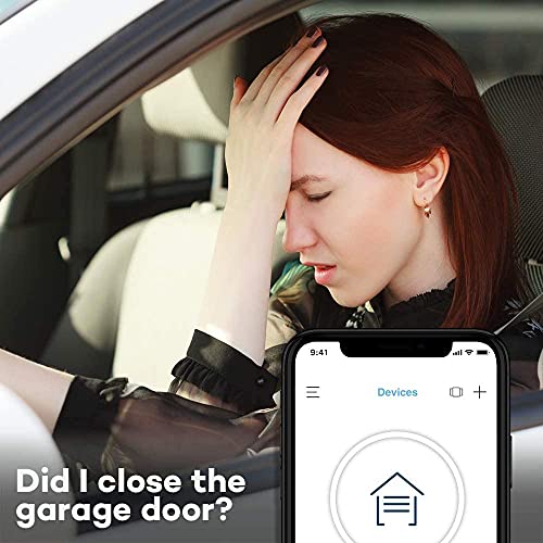 Wireless Garage Hub and Sensor with Wifi & Bluetooth, White W484