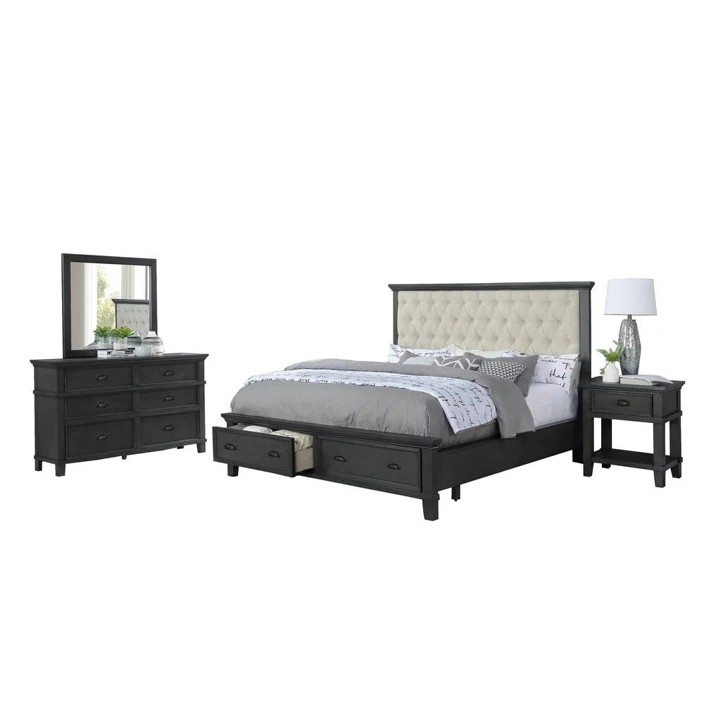 4 Piece Eastern King Bedroom Set Y845