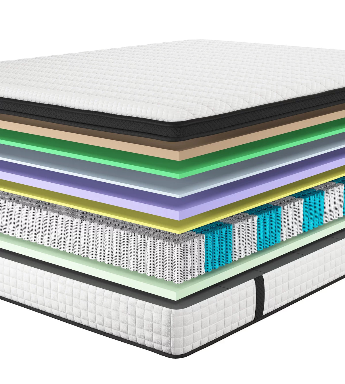 10 Inch Hybrid Foam Spring Mattress Twin E684