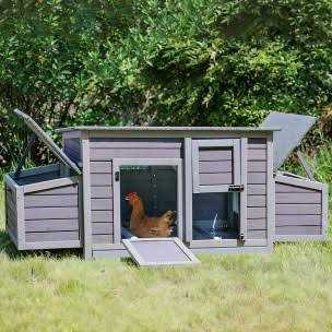 Chicken Coop with 2 Nesting Boxes V3023