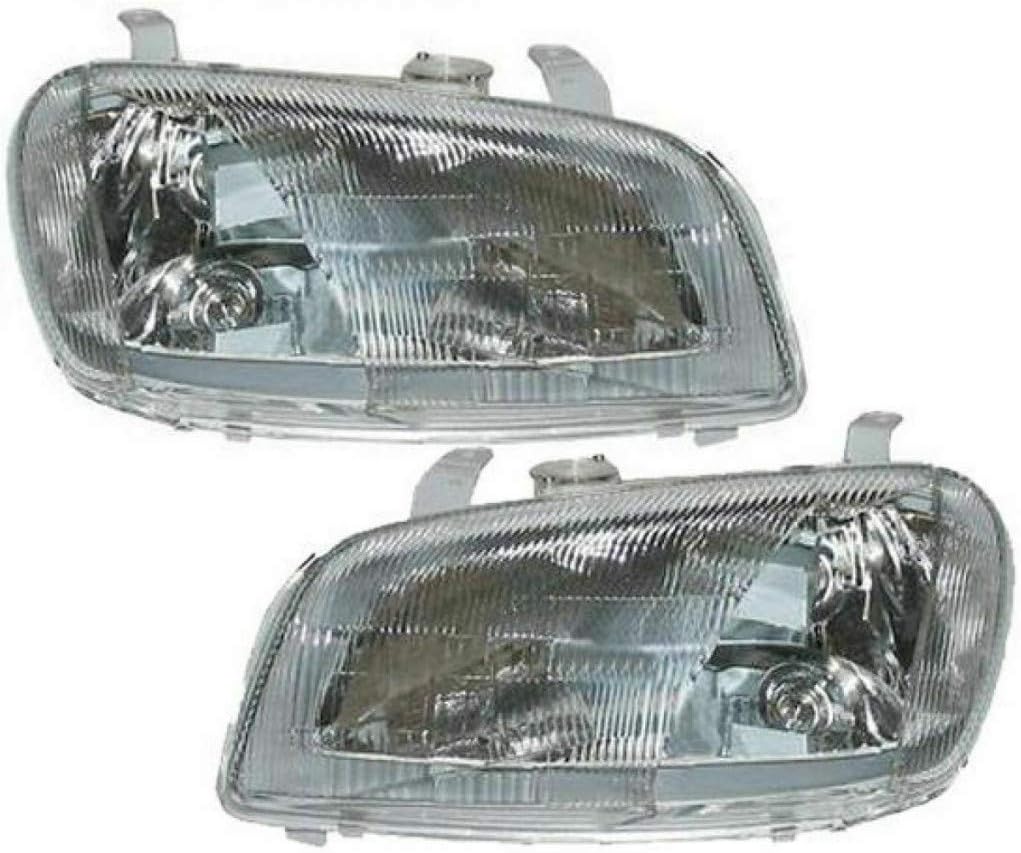 Pair Head Lights for 1996-1997 Toyota RAV4 P9927